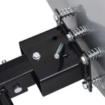 vidaXL Pare-neige pour tondeuse à gazon 100 cm