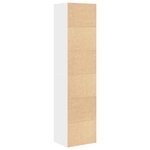 vidaXL Bibliothèque blanc 31x24x127 cm bois d'ingénierie