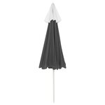 vidaXL Parasol de plage anthracite 240 cm