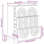 vidaXL Armoire à tiroirs Chêne Sonoma 66 x 34 5 x 90 cm