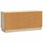 vidaXL Meuble TV Chêne Sonoma 99 x 34 5 x 47 cm Bois d'ingénierie