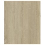 vidaXL Armoire d'évier Chêne sonoma 100x38 5x46 cm Bois d’ingénierie