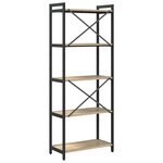 vidaXL Étagère Chêne Sonoma 60 x 30 x 155 cm Bois d'ingénierie