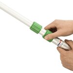 GRÜNTEK Kit d'élagage télescopique pour arbres CATFISH 290 cm