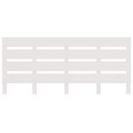 vidaXL Tête de lit Blanc 180x3x80 cm Bois massif de pin