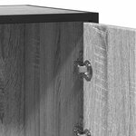 vidaXL Buffet sonoma gris 68x35x76 cm bois d'ingénierie