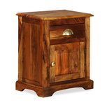 vidaXL Table de chevet Bois massif 40x30x50 cm