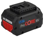 Perforateur SDS-Max Biturbo 18V-36C GBH + 7J + 2 batteries Procore 5 5Ah + chargeur + coffret