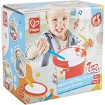 Hape E0620 - Tambour Enfant Lumineux Interactif