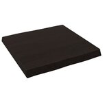 vidaXL Dessus de table bois massif traité bordure assortie