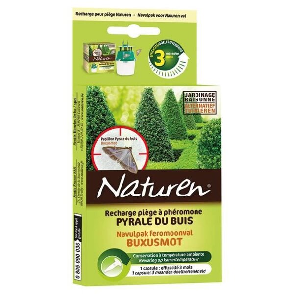 NATUREN Recharge pour piege a phéromones - Pyrale du buis