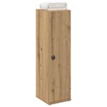 vidaXL Meuble de salle de bain avec porte-rouleau chêne artisanal