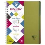 Cahier spiralé Evolutiv'Book 240 p perfo 4 trous 23 5x29 7cm 5x5 - Intercalaires CLAIREFONTAINE