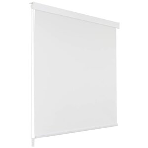 vidaXL Store roulant de douche 100x240 cm Blanc