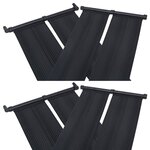 vidaXL Panneaux solaires de chauffage de piscine 4 Pièces 80x310 cm