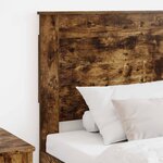 vidaXL Tête de lit avec tête de lit Chêne fumé 75 cm Bois d'ingénierie