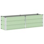 vidaXL Jardinière Vert 160 x 40 x 45 cm Acier