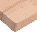 vidaXL Dessus de bureau 100x50x4 cm bois massif de hêtre