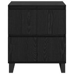 vidaXL Buffet Chêne noir 60 x 35 x 70 cm