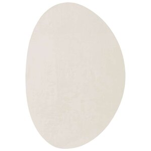 vidaXL Tapis HUARTE Crème 120 x 170 cm Polyester