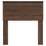 vidaXL Tête de lit avec tête de lit Chêne brun 80 cm Bois d'ingénierie