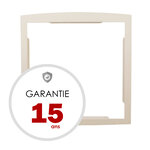 Cadre d'encastrement ivoire brillant ral 1015