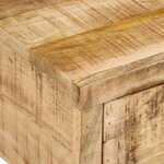 vidaXL Meuble TV (118-200) x 30 x 40 cm en bois massif de manguier