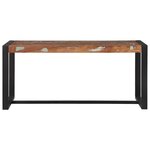 vidaXL Banc Multicolore 100x35x45 cm en Bois Massif Récupéré