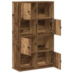 vidaXL Bibliothèque vieux bois 60x24x101 5 cm bois d'ingénierie