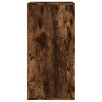 vidaXL Buffets 2 Pièces chêne fumé 60x39x80 cm bois d'ingénierie
