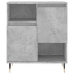 vidaXL Buffets 3 Pièces gris béton bois d'ingénierie