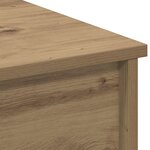 vidaXL Table basse chêne artisanal 102 x 50 x 52.5 cm