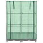 vidaXL Jardinière surélevée avec housse aspect rotin 80x40x123 cm