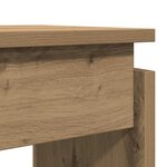vidaXL Table console chêne artisanal 102x30x80 cm bois d'ingénierie