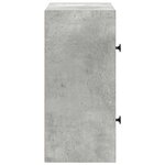 vidaXL Bibliothèque gris béton 40x24x52 cm bois d'ingénierie