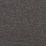 vidaXL Fauteuil inclinable électrique Gris foncé Tissu