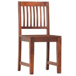 vidaXL Chaises à manger lot de 4 bois solide de manguier