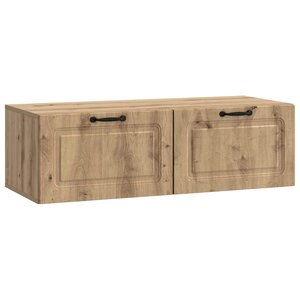 vidaXL Meuble TV mural 98 x 41 x 30 cm Chêne artisanal