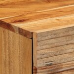 Table de chevet vidaXL 50x33x60 cm en bois massif d'acacia
