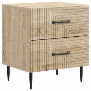 vidaXL Cabinet de chevet Chêne Sonoma 43 x 34 5 x 47 5 cm