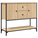 vidaXL Buffet chêne sonoma 100x36x85 cm bois d'ingénierie