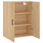 vidaXL Armoire murale chêne sonoma 69 5x34x90 cm