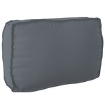 vidaXL Set de coussins de palette 3 Pièces Anthracite 120 x 80 x 12 cm