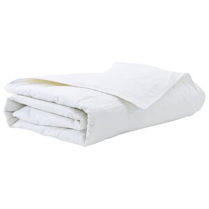 vidaXL Duvet d'été simple Blanc 155 x 200 cm Plume