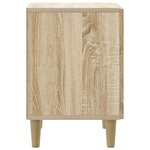vidaXL Cabinet de chevet Chêne Sonoma 43 x 34 5 x 50 cm