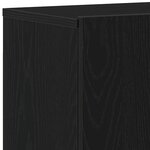 vidaXL Meubles TV 2 pièces Chêne noir 160 x 30 x 41 cm Bois d'ingénierie