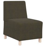vidaXL Fauteuil 3 Pièces Vert 55 x 74 x 82 cm Cuir suédé faux