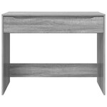 vidaXL Bureau Gris Sonoma 100 x 50 x 78 cm Bois d'ingénierie