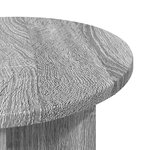 vidaXL Table d'appoint Sonoma gris Ø 39 x 38 cm Bois d'ingénierie