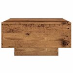 vidaXL Table basse vieux bois 90x60x31 cm bois d'ingénierie
